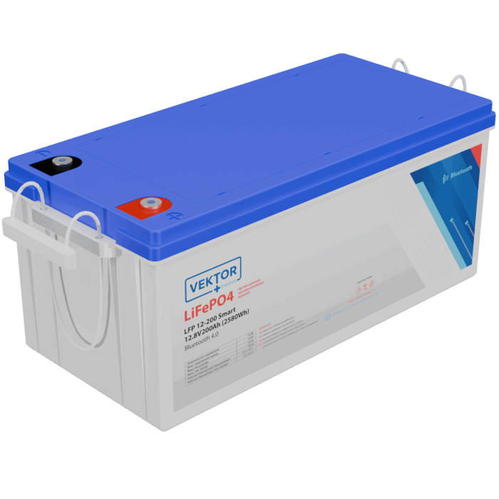 LFP 12,8-200 Smart BMS 100A  (Bluetooth 4.0)  Аккумуляторная батарея (АКБ) LiFePO4