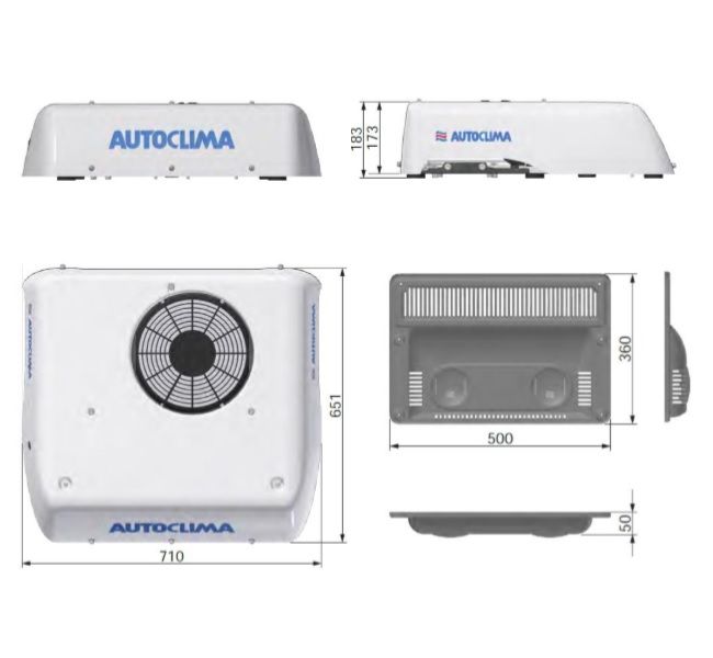 Autoclima Modula RT 24В (3 кВт) Накрышный электрический кондиционер SKU: 10101184