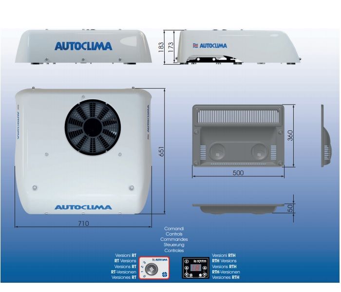 Autoclima Modula RT PLUS 24В (3.5 кВт) Накрышный электрический кондиционер Артикул / SKU: 10101193