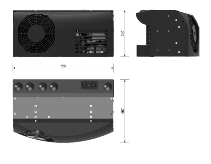 Электрический стояночный кондиционер NEW ZAVORRA 24В  Артикул: A0FF70024ES